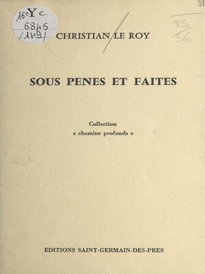 cover image of Sous pènes et faites